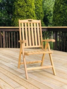 Teak Outdoor Dining Chair (Seven-Position)