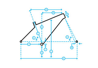 San Quentin 29" 2 geometry diagram